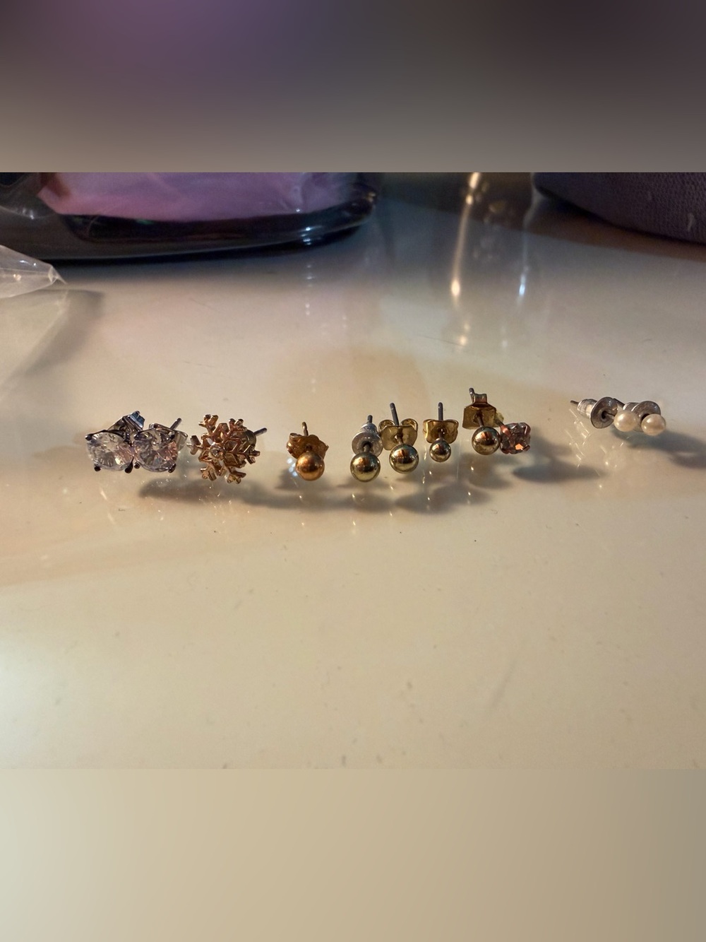 Assorted Stud Earrings - Classic Women's Jewelry